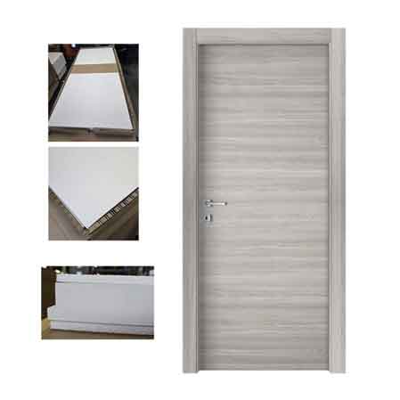 PORTA BATTENTE REVERSIBILE OLMO GRIGIO EFFETTO VENATO 600x2100h mm