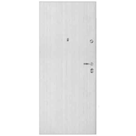 PORTE BLINDÉE BLANCHE EFFET LISSE 850x2100h mm - Droite