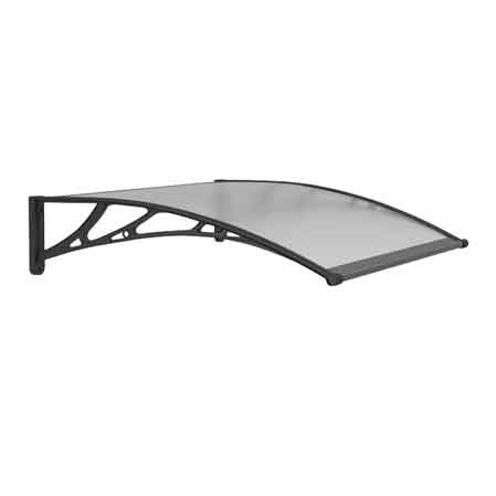 MARQUISE D'EXTÉRIEUR ALVÉOLAIRE TRANSPARENTE CARDINALE 150x100 cm