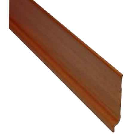 PLINTHE EN PVC 70x9 mm - Frêne - barre de 2 m