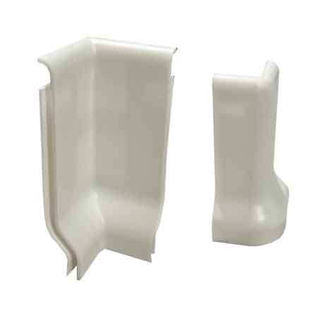 ANGLE POUR PROTECTION D'ANGLE EN PVC Mod. Extérieur, Couleur Gris - Lot de 20 pièces