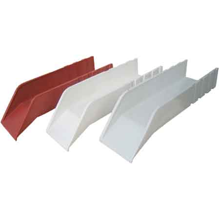 GOCCIOLATOIO PER BALCONI IN PLASTICA 25x8 cm - Rosso