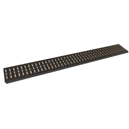GRILLE POUR CANALISATION «PP» 10x100 cm 1 H