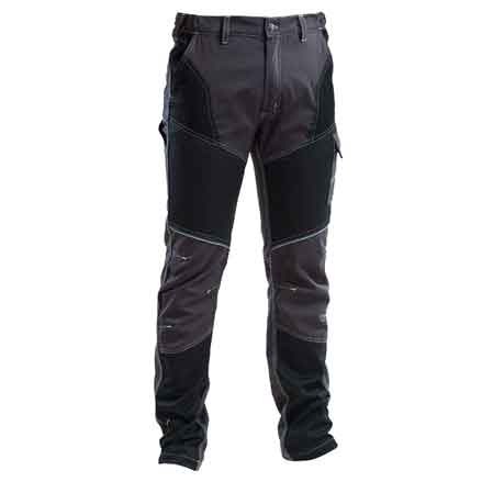 PANTALONE DA LAVORO STRETCH GRIGIO Tg. XXXL (64-66)