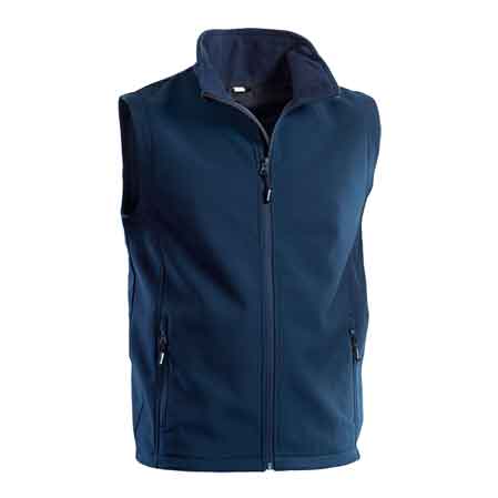 GILET MULTITASCHE SOFTSHELL BLU Tg. L (52-54)