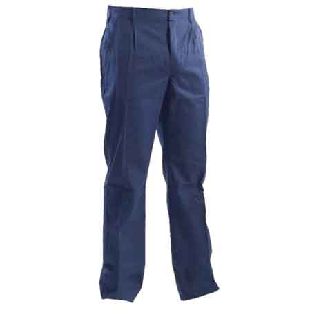 PANTALON EN DRAP DE COTON Taille XL (56-58) - Couleur Bleu marine