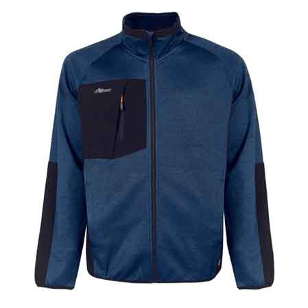 FELPA FULL ZIP 'HULL' BLU UPOWER Tg. M