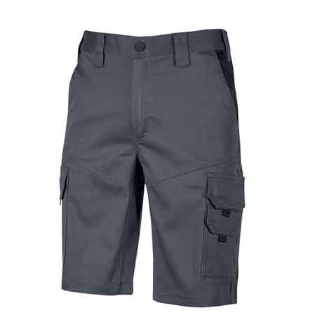 BERMUDA DE TRAVAIL 'BONITO' GRIS UPOWER Taille XL