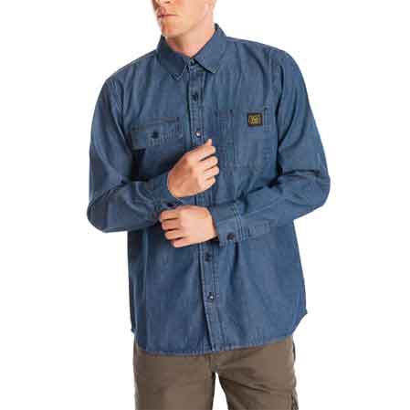 CHEMISE DE TRAVAIL EN JEAN « MATT RICA LEWIS » Taille L