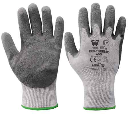 GANTS PROFESSIONNELS D'HIVER « EKO-THERMO » NOIRS Taille 10