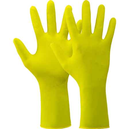 GANTS MÉNAGERS « HOUSE MONKEY » NOIRS T. M (8) - paquet de 4 pièces