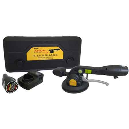 KIT VENTOSA VIBRANTE PER PIASTRELLE  Ø 135 mm - 12v - 1500mAh