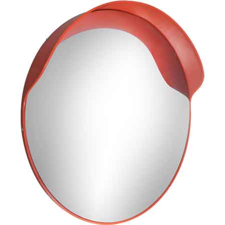 MIROIR ROUTIER AVEC VIÈRE CARDINALE Ø 80 cm