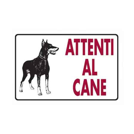PANCARTE "ATTENTION AU CHIEN" 20x30 cm
