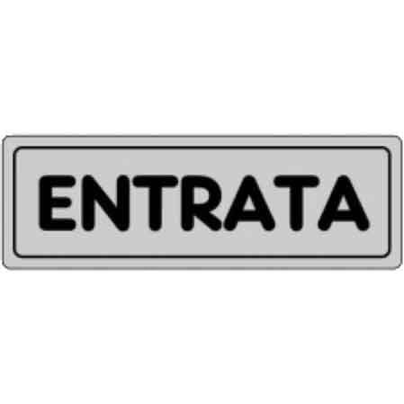 ETICHETTA 'ENTRATA' 15x15 cm
