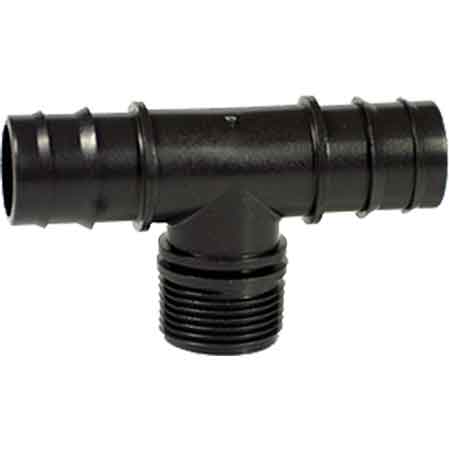 TEE FILETTATA MASCHIO BASSA PRESSIONE Ø 20x1/2"x20 mm