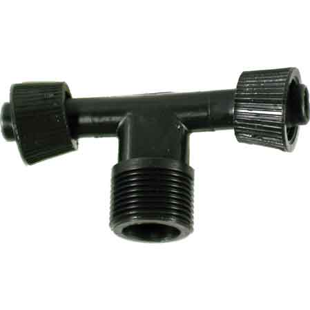 TEE FILETTATA MASCHIO PER ALA G. Ø 16x3/4"x16