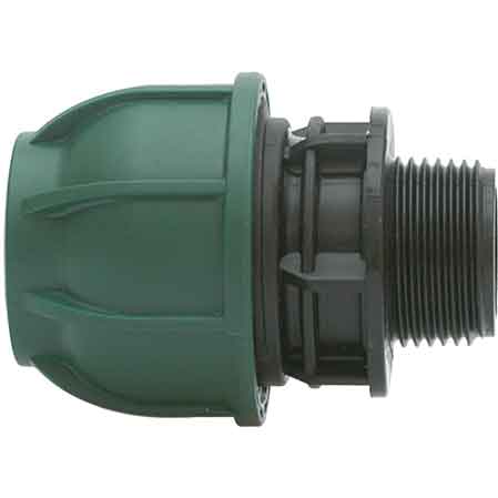 RACCORDO A STRINGERE MASCHIO Ø mm 40x1"1/4 - 10 PN