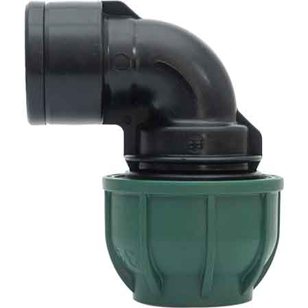 COUDE À 90° À SERTIR AVEC DÉRIVATION FILETÉE F. Ø mm 20x1/2" - 12,5 PN