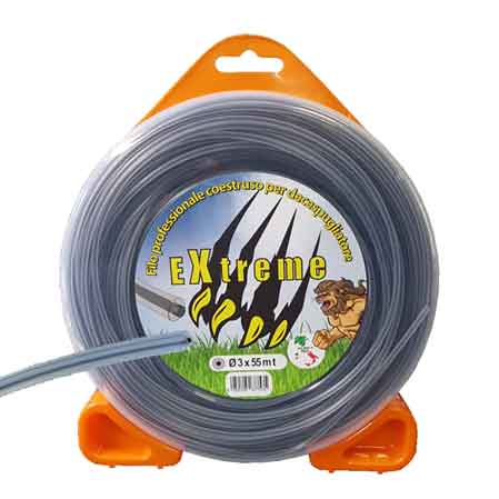 FILO PER DECESPUGLIATORE PROFESSIONALE CO-ESTRUSO QUADRO 'EXTREME' 3,5 mm x 12 mt