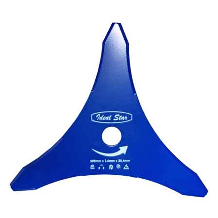 DISCO PER DECESPUGLIATORE 3 DENTI DOPPIA AFFILATURA Ø 305x3,0 mm