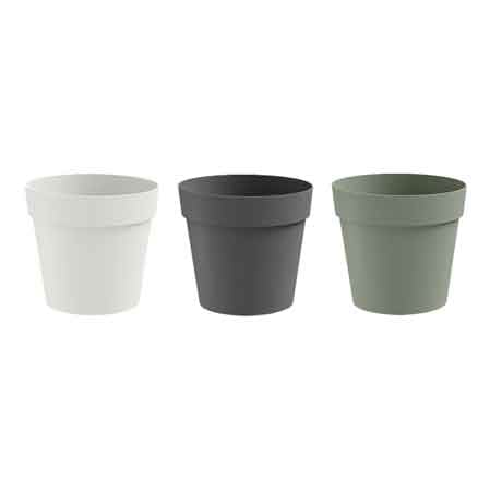 VASO 'CINQUETERRE' Ø 30x26h cm (Ø base 20 cm) - Colore Etnea