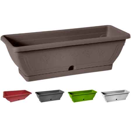 CASSETTA CON SOTTOCASSETTA 'VENEZIA' cm 60x19x16h - Colore bianco