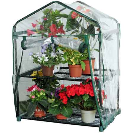 BALKONGEWÄCHSHAUS 2 ETAGEN cm 70x50x90h