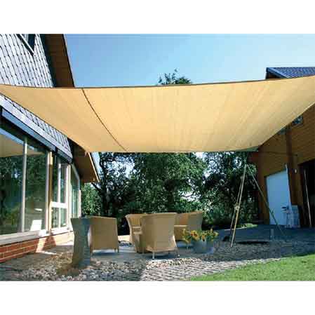 Sonnensegel quadratisch CARDINALE 3,6x3,6 m