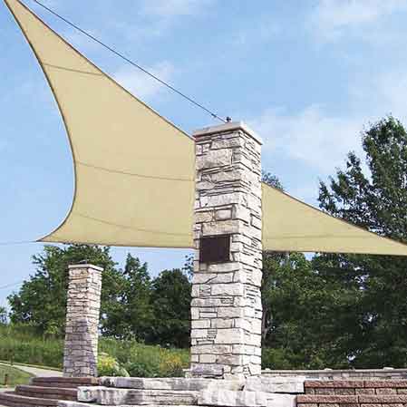 VOILE D'OMBRAGE TRIANGULAIRE CARDINAL 3x3x3 m