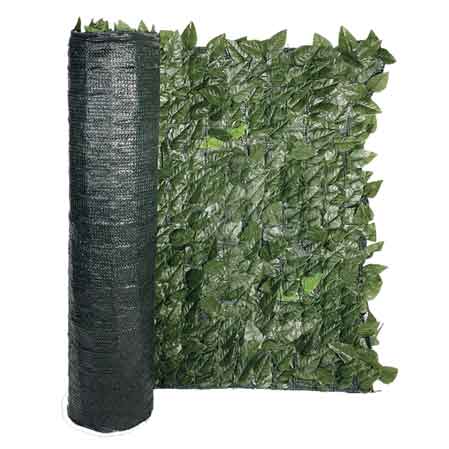 SIEPE ARTIFICIALE 'LAURO MIX' CARDINALE h. 1x3 mt