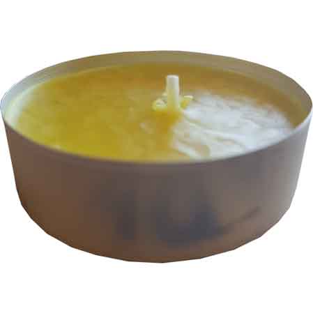 KIT MINI CANDELE ALLA CITRONELLA Ø 3,6x1,7h cm - Confezione 25 pezzi