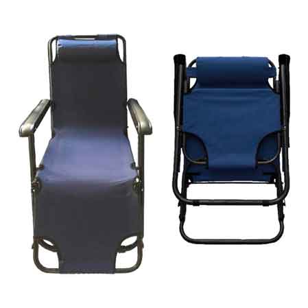 SDRAIO RICHIUDIBILE CON BRACCIOLI 153x60x80h cm - Colore Blu