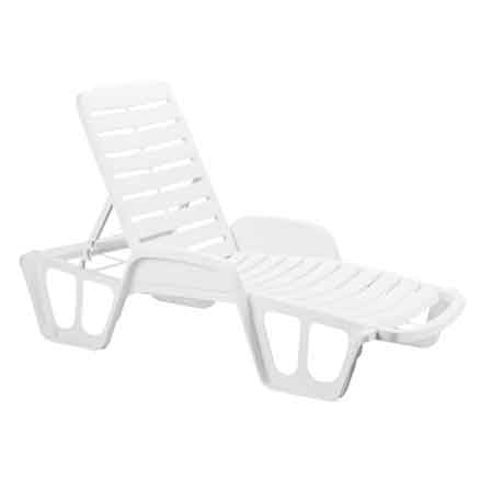 STAPELBARES FESTES LIEGEBETT 71x192x100h cm - Farbe Weiß