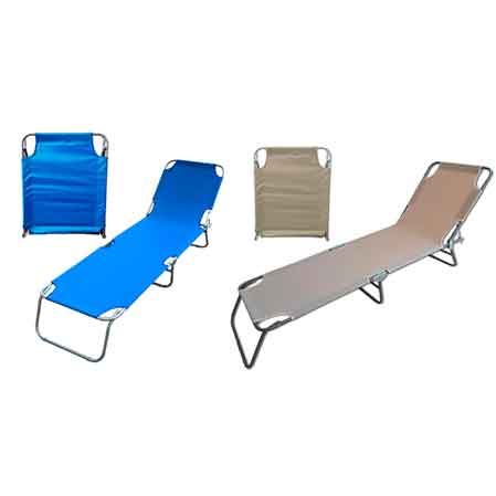 KLAPPBARE STRANDLIEGE 187x55x24 cm - Farbe Blau