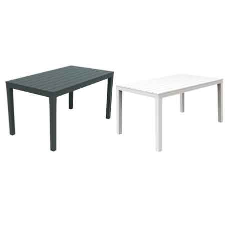TAVOLO COMPONIBILE RETTANGOLARE 'SUMATRA' cm 138x80x72h - Colore Antracite