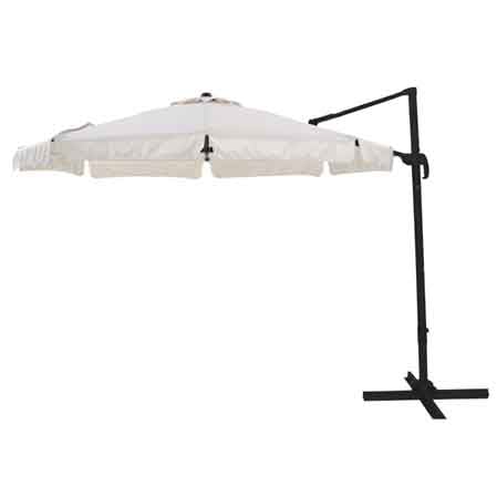 PARASOL ROND BRAS DÉPORTÉ LOURD Diamètre 3,3 m