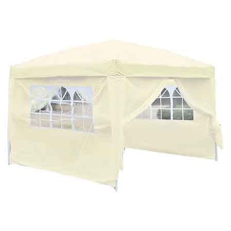 GAZEBO CON CHIUSURE LATERALI 3x3 mt - Colore Bianco