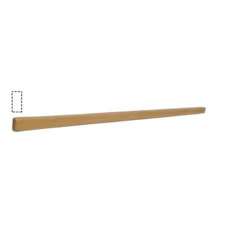 MANICO LEGNO PER ZAPPA OCCHIO RETTANGOLARE 48x30 mm - 140 cm (per bidente)