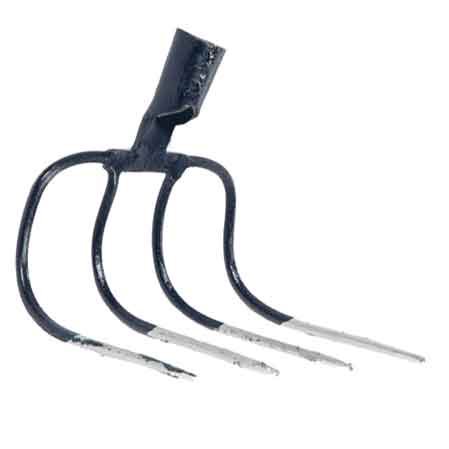 FOURCHE DENTS COURBES FAUX 4 dents