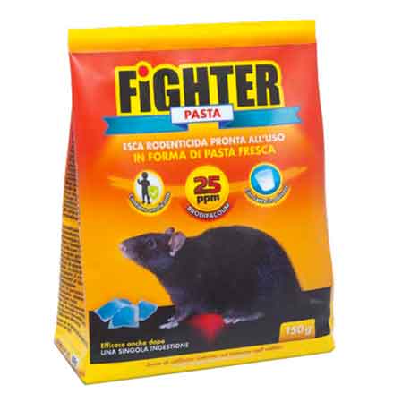 BLAUE PASTA-RATTENKÖDER "FIGHTER" 150 g
