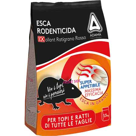 APPÂT RODENTICIDE « RATIBROM 5.0 GRANO » 1,5 kg