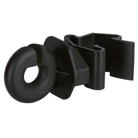 ISOLATORE CLIP AD ANELLO 'T-POST' Confezione 25 pezzi