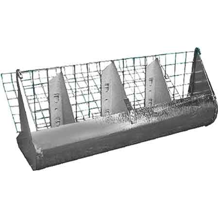 MANGEOIRE POUR LAPINS AVEC RÂTELIER À FOIN 39 cm