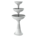 COUPE DE FLEURS AVEC COLONNE 'TREVI' Ø cm 30/40/50 - gris