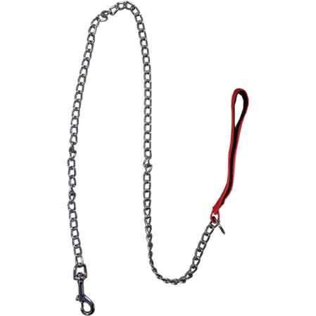 GUINZAGLIO PER CANI CON CATENA CARDINALE 25 mm x 120 cm