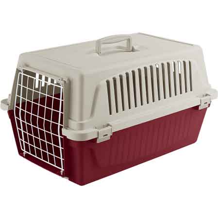 CAGE DE TRANSPORT POUR CHIENS ET CHATS « ATLAS EL » 60x40x38h cm