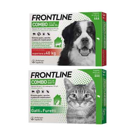 ANTIPARASSITARIO 'COMBO' FRONTLINE Per gatti e furetti - 6 Pipette