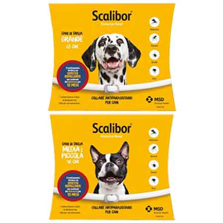 COLLARE ANTIPARASSITARIO 'SCALIBOR' 65 cm - Per cani
