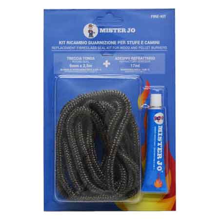 ERSATZZOPF + HOCHTEMPERATURSILIKON 60 ml – Ø 6x2,5 m